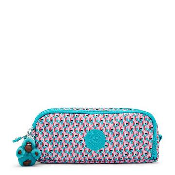 Kipling Gitroy Klassieke Printed Pencil Case Tassen Roze | BE 1900CT